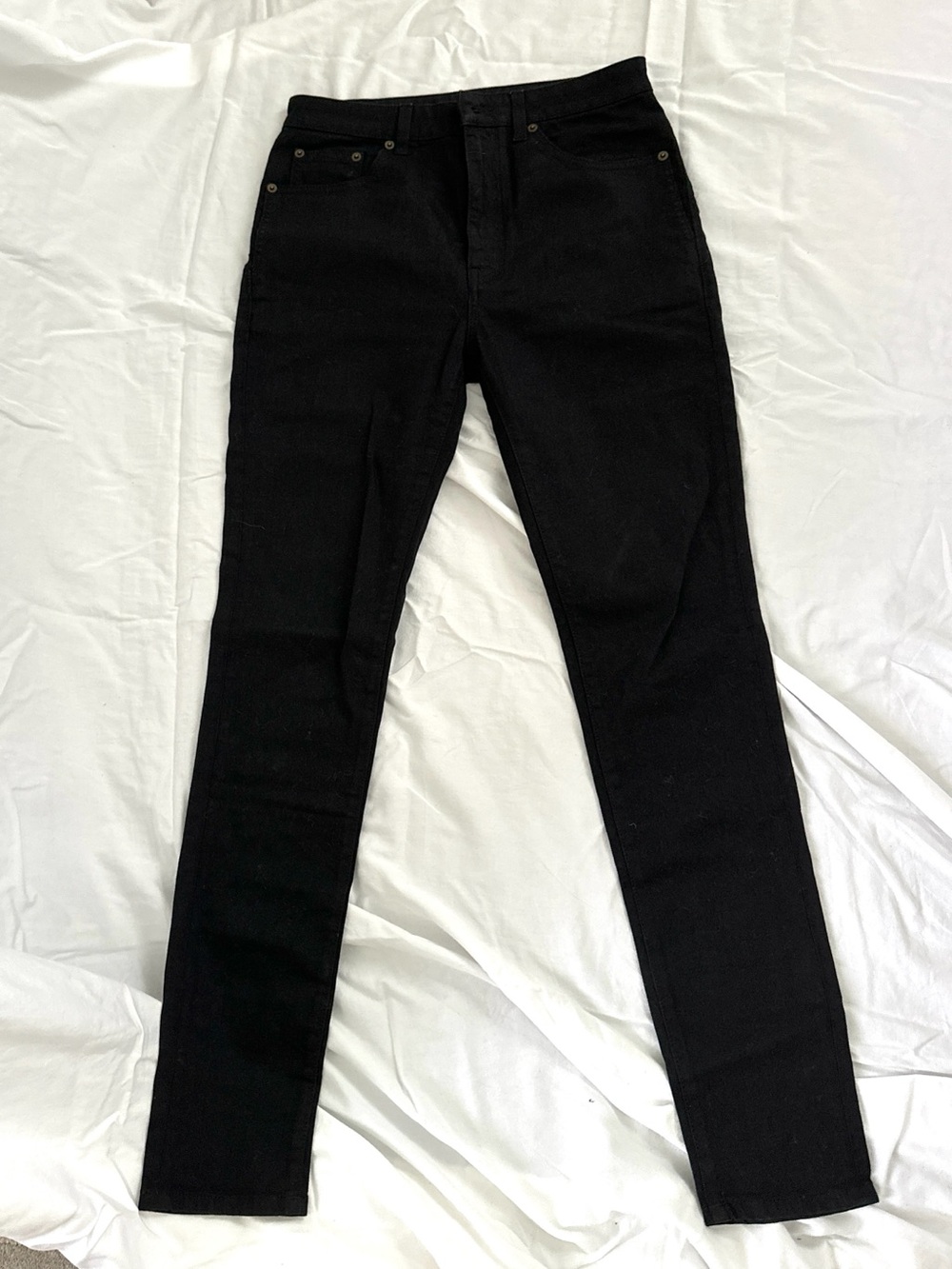 Saint Laurent Black Denim Pants Size 27 Waist